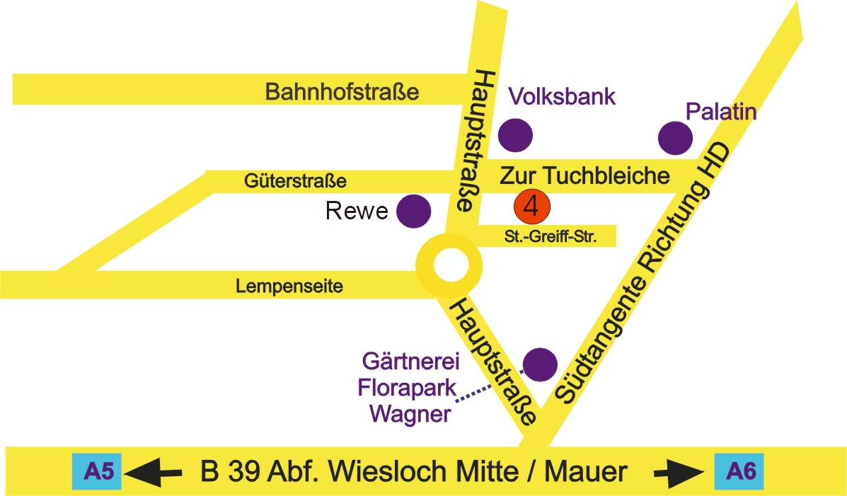 Anfahrt zur Tuchbleiche 4